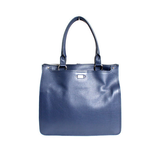 Yves Saint Laurent Borsa Kleber Handbag Blue Marine - Picture 1 of 3